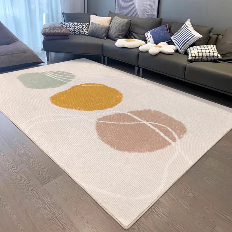 Bedroom Carpet Living Room Stain Resistant Easy to Clean Insulation Home Non-Slip Water Absorbent Sofa Coffee Table Crystal Velvet Rug