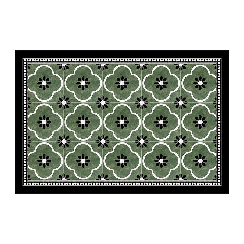 French Retro Leather Doormat Entrance Waterproof Oil-proof Non-slip Mat Outdoor Entryway Cuttable Washable Wipeable Floor Mat