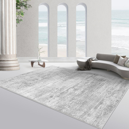 Minimalist Nordic Living Room Carpet Bedroom Waterproof Stain-resistant Coffee Table Rug Light Luxury Home Abstract Loop Pile Non-slip Rug