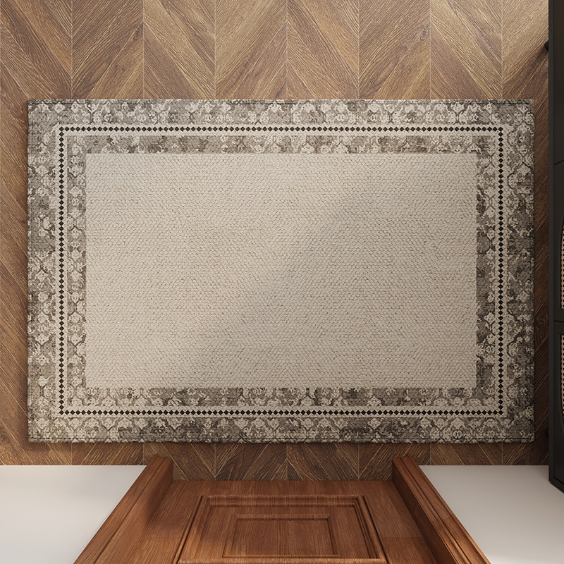 Luxury Entryway Loop Pile Carpet Large Area Full Coverage Wear-Resistant Floor Mat Entrance Doorway Dirt-Resistant Foot Mat