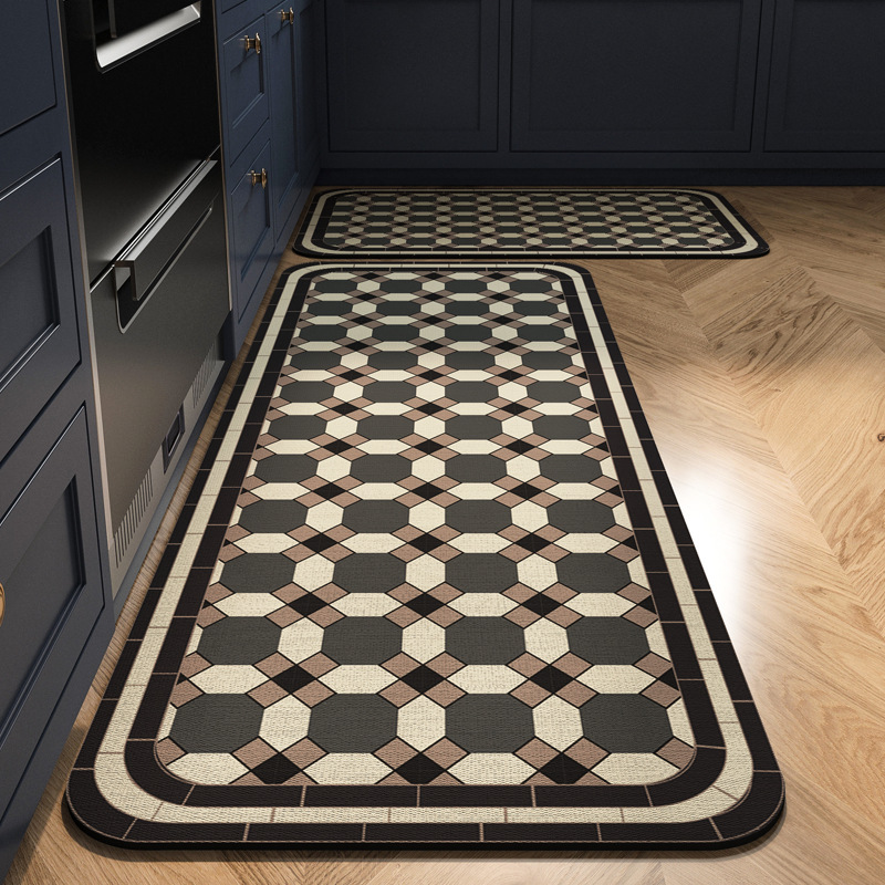 Minimalist Modern Diatomaceous Earth Household Kitchen Bathroom Absorbent Quick-Dry Floor Mat Toilet Doorway Non-Slip Foot Mat