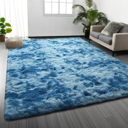Plush Living Room Carpet Bedroom Bedside Rug Coffee Table Rug Room Under Bed Fleece Floor Mat