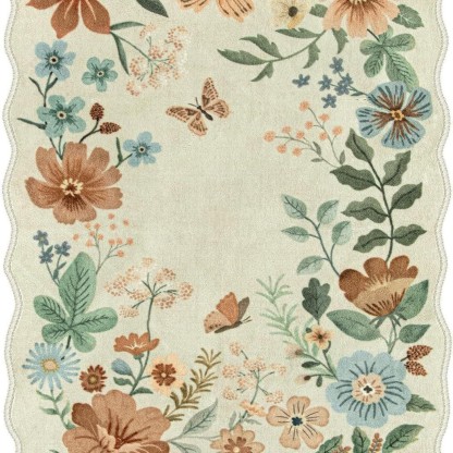 Rugava Vintage Floral Carpet Living Room Carpet Bedroom Bedside Rug Sofa Coffee Table Rug Hotel Machine washable Carpet Wholesale