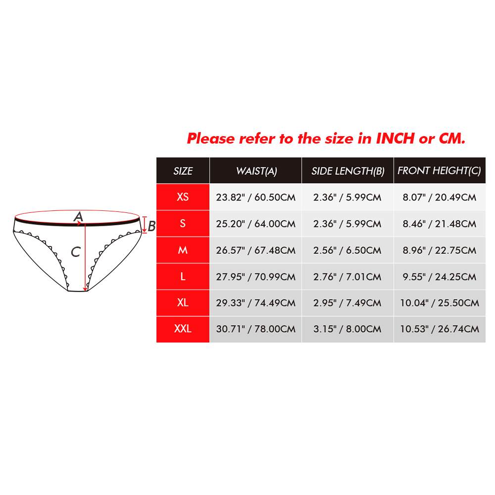 Valentine's Day Gift Heart - Custom Face Panties Underwear