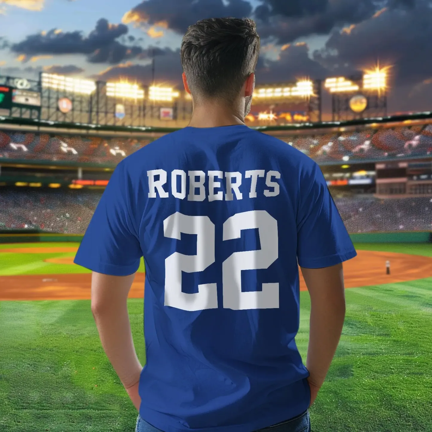 Personalized Football Name & Number Sports T-Shirt Back to School Gifts
