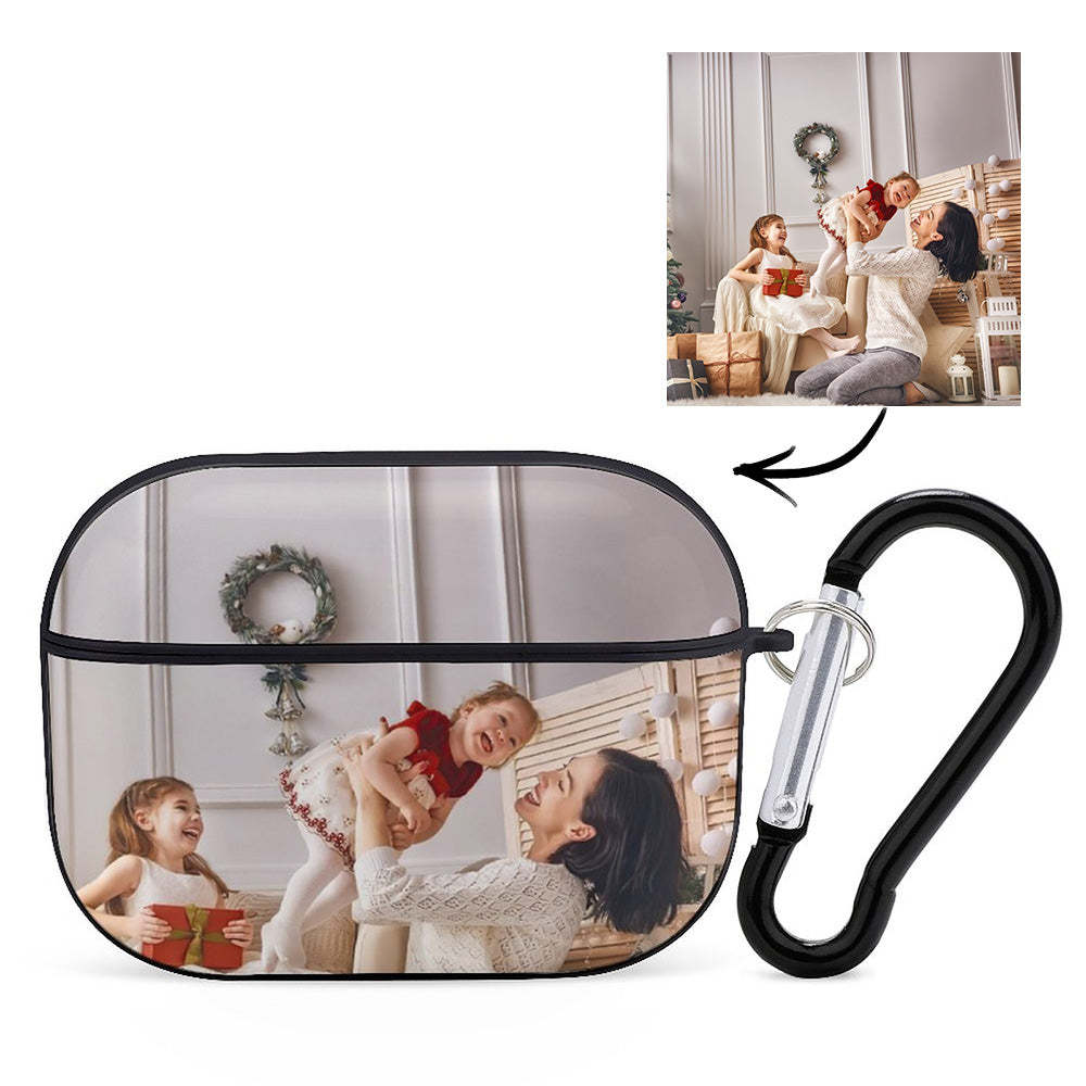 Custom Photo AirPods Pro Case Earbuds Case with Keychain