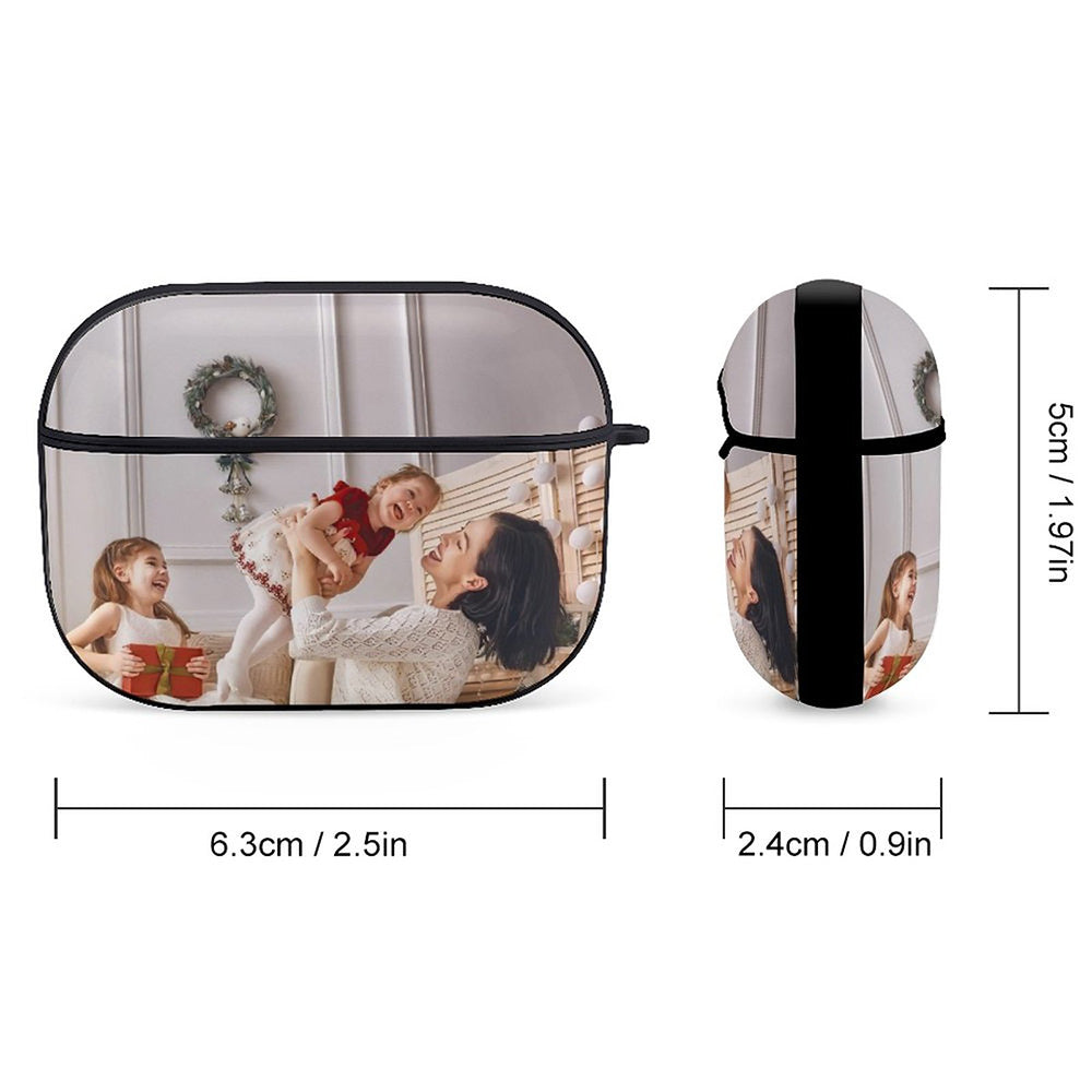 Custom Photo AirPods Pro Case Earbuds Case with Keychain