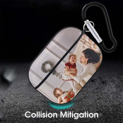 Custom Photo AirPods Pro Case Earbuds Case with Keychain