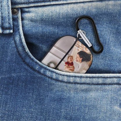 Custom Photo AirPods Pro Case Earbuds Case with Keychain