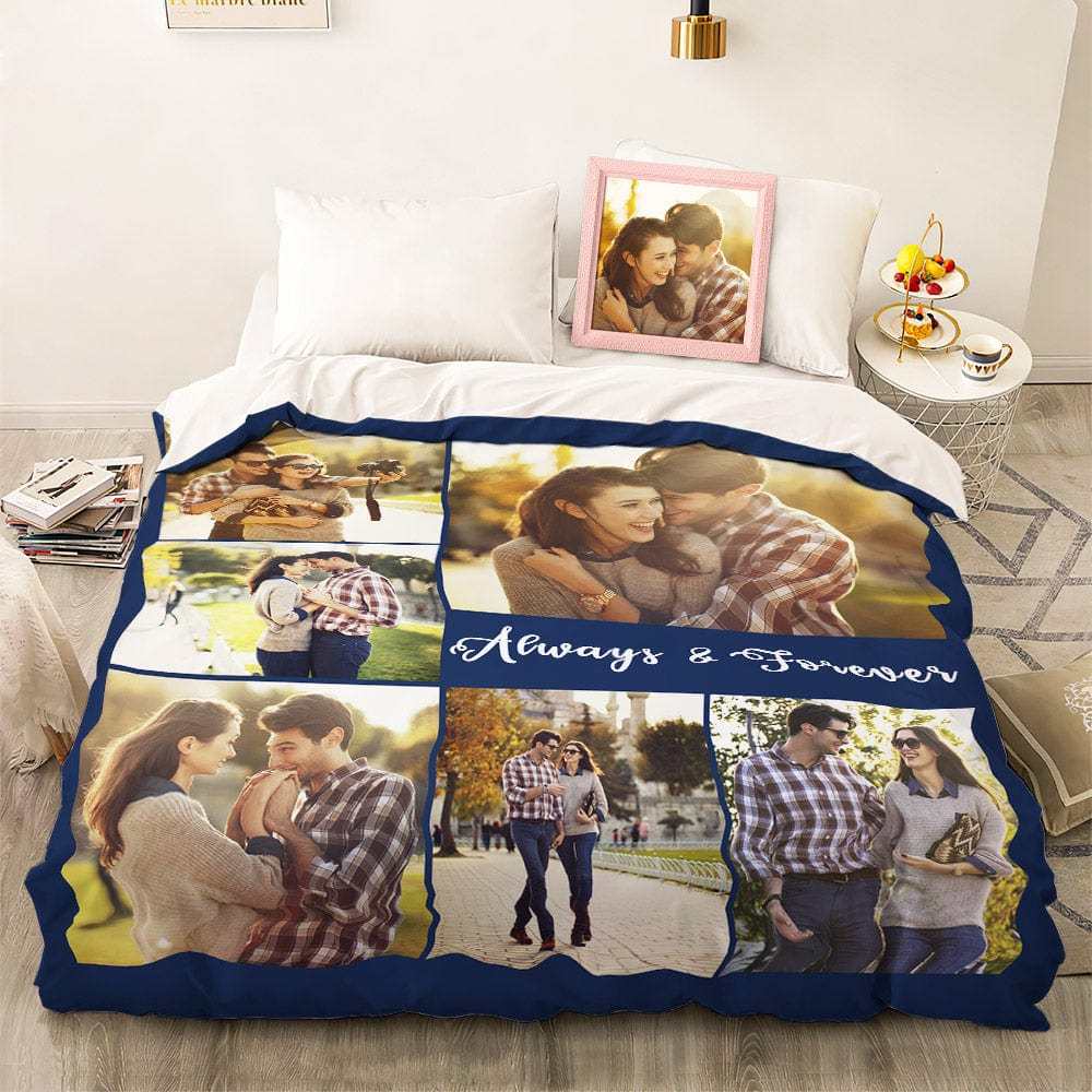 Custom Photo Collage Bedding Personalized Bedding Duvet Cover Double Bed Sheet Gifts