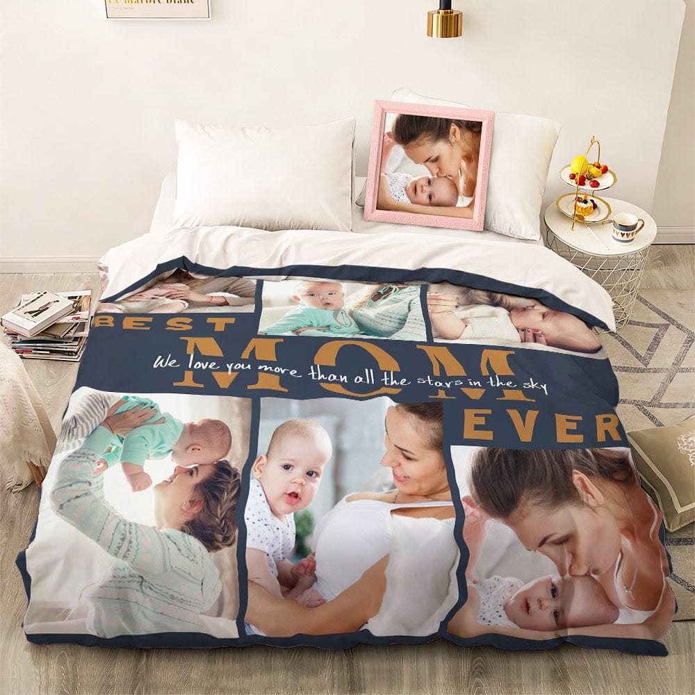 Custom Photo Collage Bedding Personalized Bedding Duvet Cover Double Bed Sheet Gifts