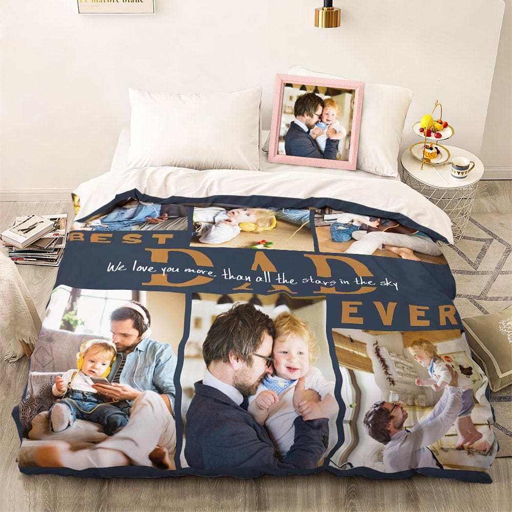 Custom Photo Collage Bedding Personalized Bedding Duvet Cover Double Bed Sheet Gifts