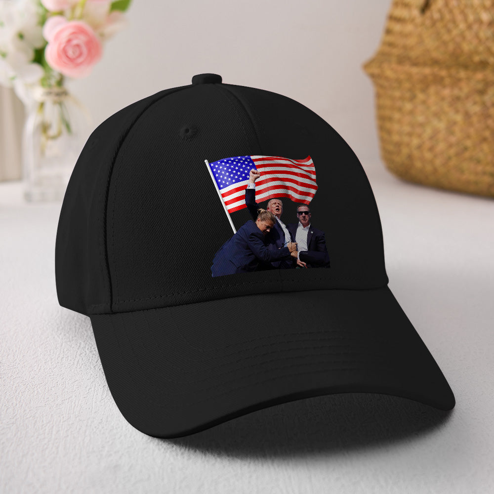 Fight! 2024 Assassination Hat Trump 2025 Shot Hat for Donald Trump Supporter