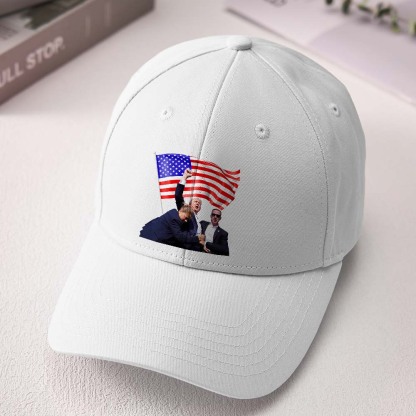 Fight! 2024 Assassination Hat Trump 2025 Shot Hat for Donald Trump Supporter