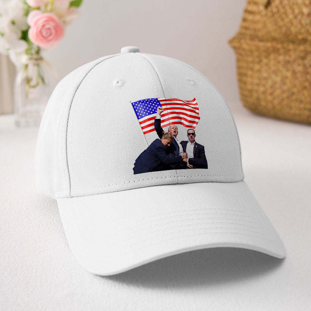 Fight! 2024 Assassination Hat Trump 2025 Shot Hat for Donald Trump Supporter