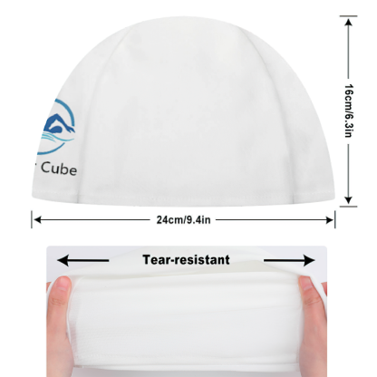 Custom Logo Swimming Cap Personalized Swim Caps Swimming Hats for Men Women