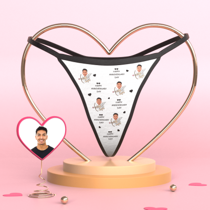 Custom Thong Underwear Personalized Thong Valentines Day Gifts For Her