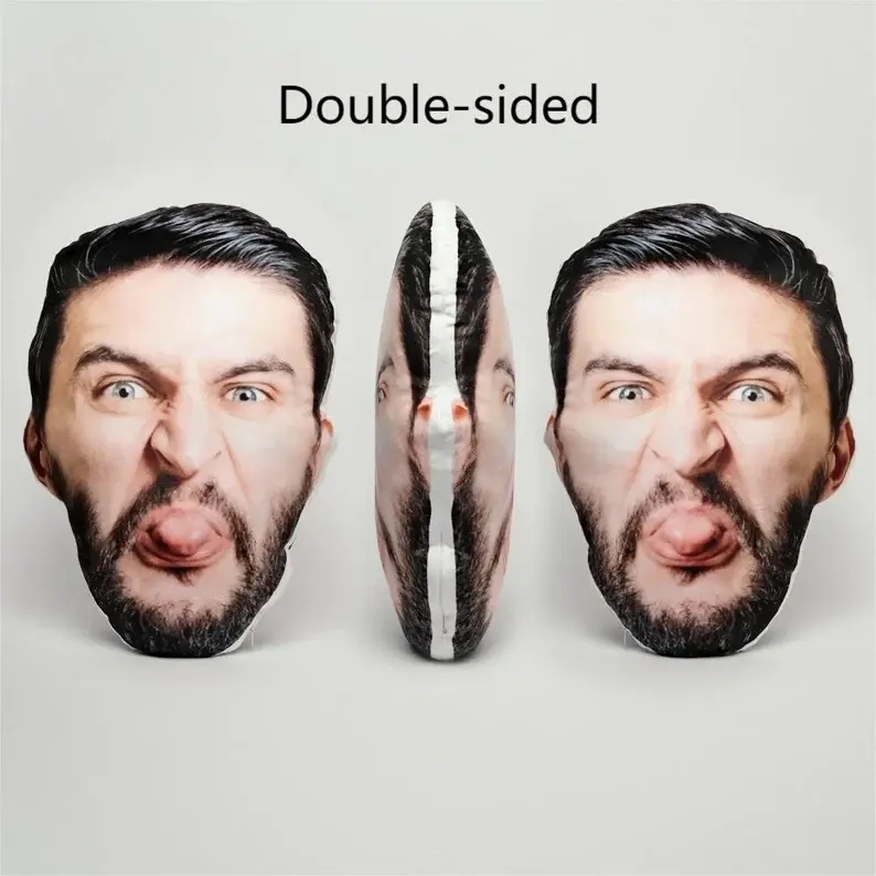 Custom Pet Pillow – Personalized Cat Dog Shaped Pillow Picture Pillow for Pet Lovers Unique Home Decor Gift