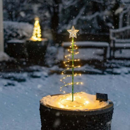 Outdoor Solar LED Star Christmas Solar Light Outdoor Christmas Lighting Decoration