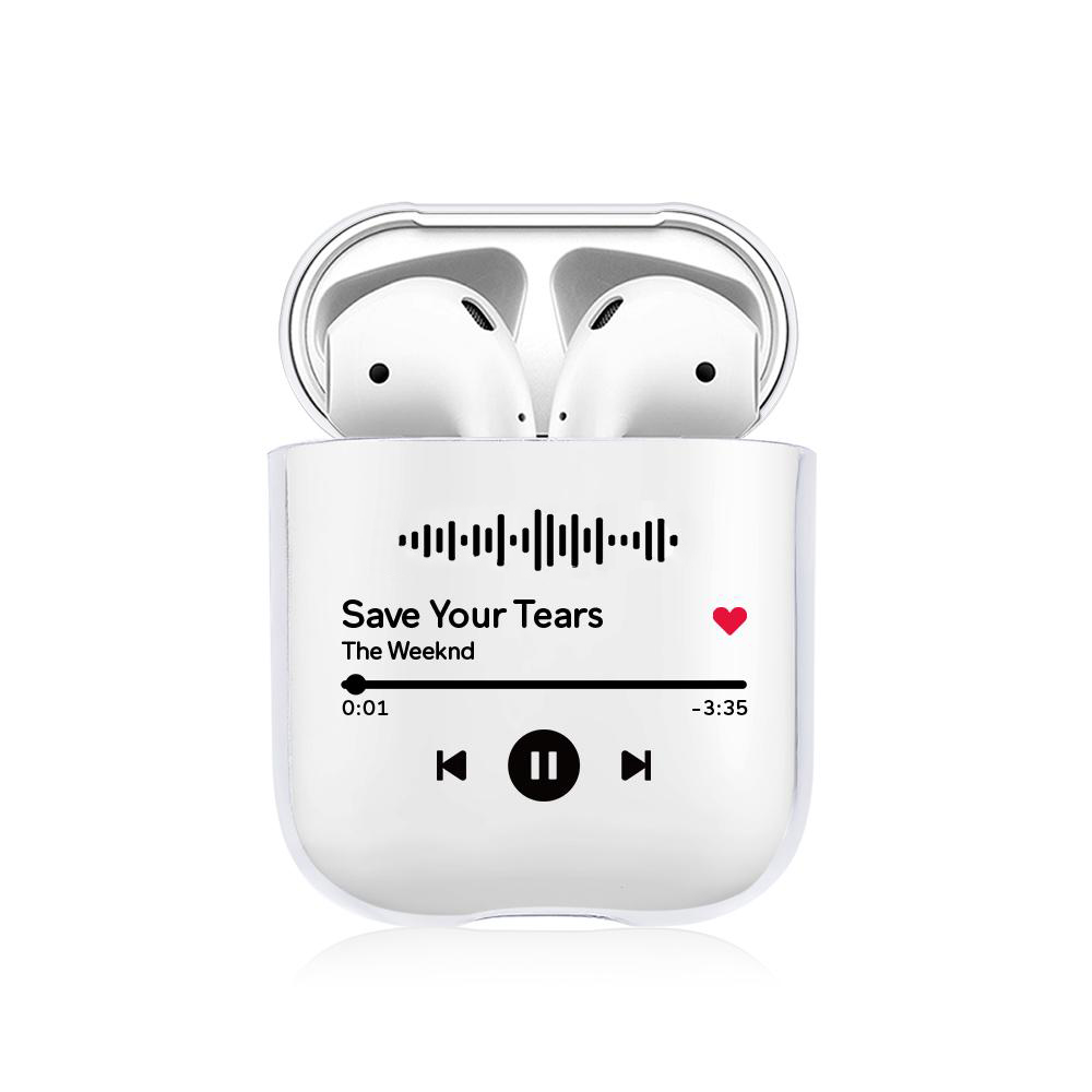 Custom Song Scannable Music Code Airpods 2 Case Cover
