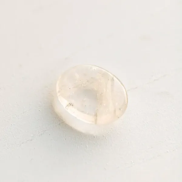 Clear Quartz Worry Stone &ndash; Crystal for Clarity, Calm & Healing