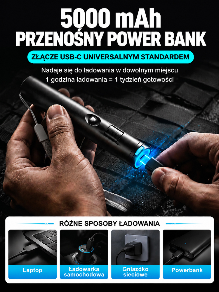 Zapomnij o ciężkich narzędziach. Ten mini laser spawa, graweruje i ratuje życie w górach.