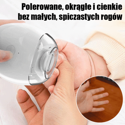 【Niezbędnik w każdym domu!】Elektryczny zmywacz do paznokci 😍 Automatyczne przycinanie i polerowanie za naciśnięciem przycisku, zapewniające natychmiastowe, gładkie paznokcie bez zadziorów.