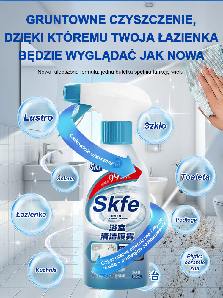 【UBELA środek czyszczący do łazienek】🚿 Koniec z szorowaniem i wdychaniem chemii!