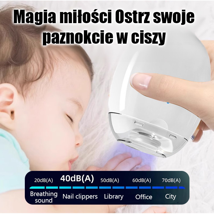 【Niezbędnik w każdym domu!】Elektryczny zmywacz do paznokci 😍 Automatyczne przycinanie i polerowanie za naciśnięciem przycisku, zapewniające natychmiastowe, gładkie paznokcie bez zadziorów.