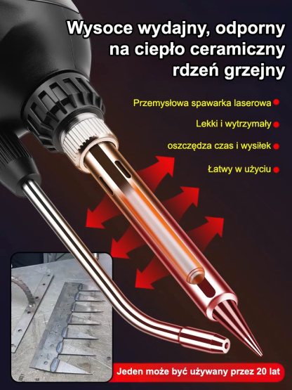 Przemysłowe narzędzie do spawania 🛠️Zapomnij o iskrach i niestabilnej temperaturze. Precyzyjne spoiny, trzykrotnie mocniejsze niż tradycyjne.