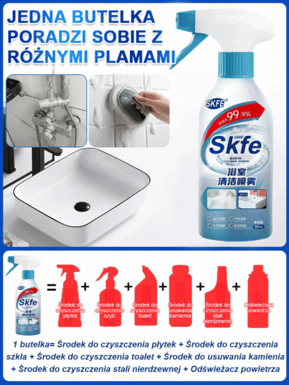 【UBELA środek czyszczący do łazienek】🚿 Koniec z szorowaniem i wdychaniem chemii!