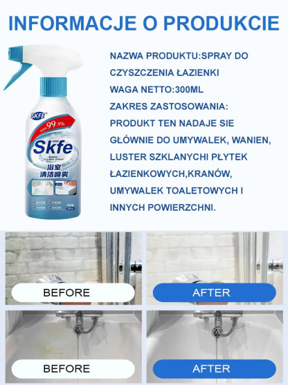 【UBELA środek czyszczący do łazienek】🚿 Koniec z szorowaniem i wdychaniem chemii!