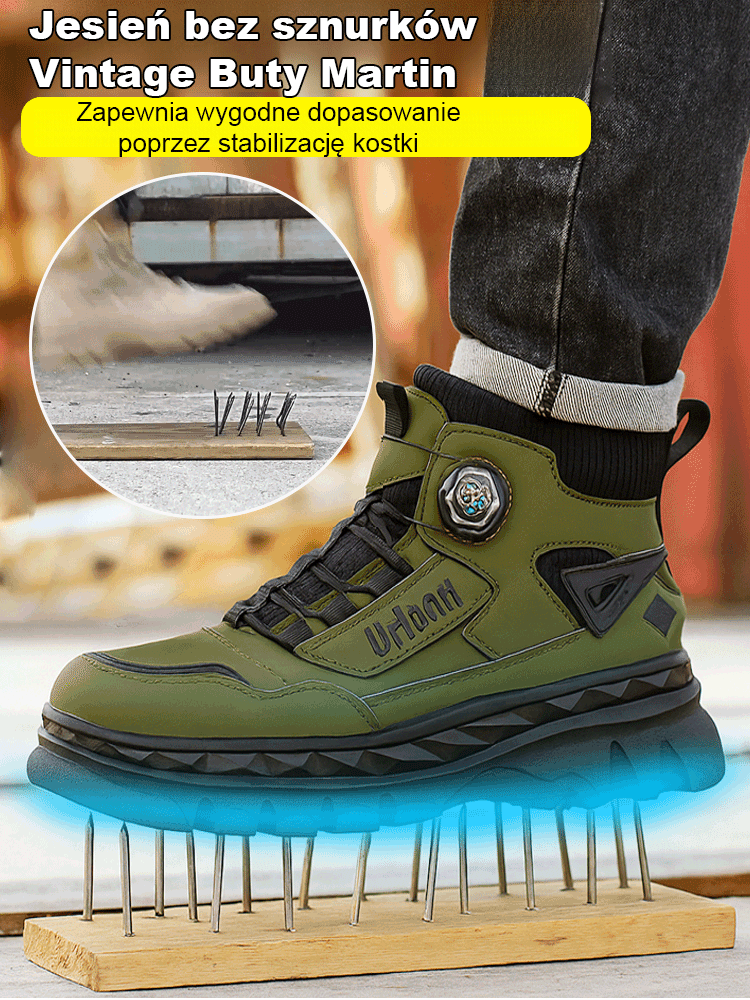 【Męskie buty zimowe ocieplane】Rekomendacja ekspertów! Ergonomiczny kształt wspiera stopę i zapewnia komfort przez cały dzień.