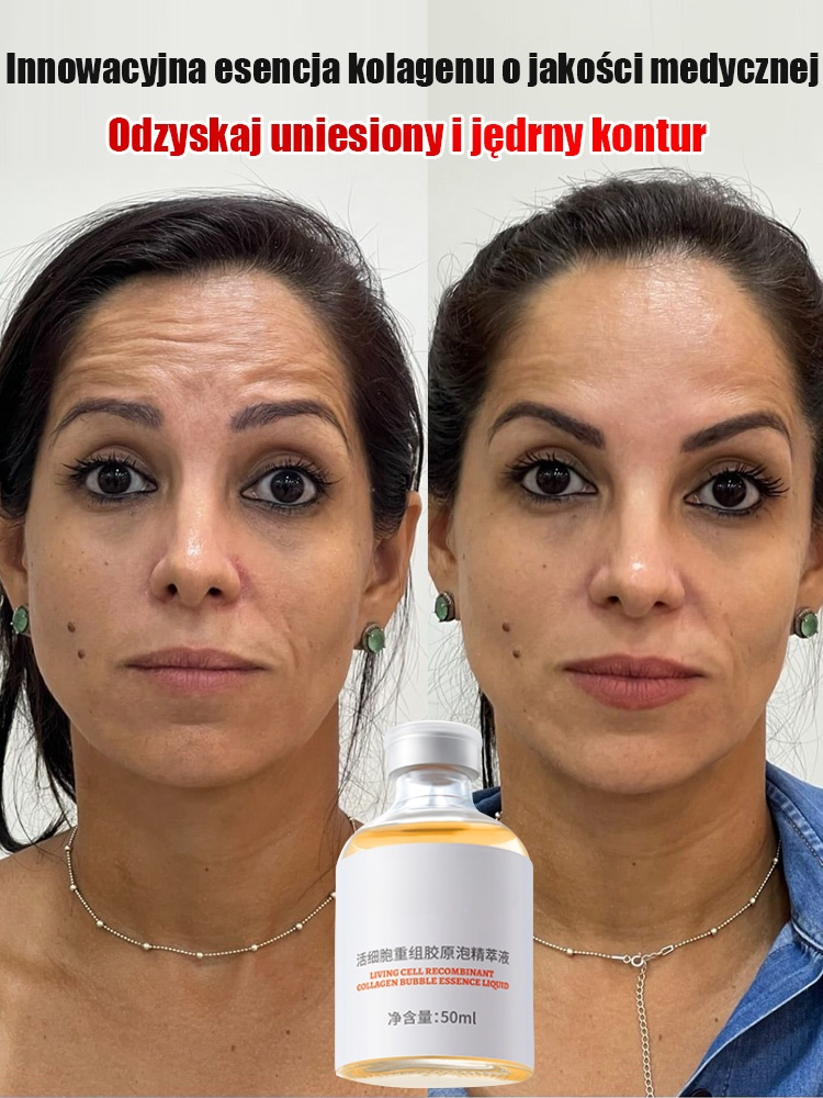 Przestań marnować pieniądze na kremy na bazie wody, które pozostają na powierzchni! 🛑 Poznaj esencję kolagenu aktywnego trzeciej generacji. W przeciwieństwie do tradycyjnych kosmetyków do pielęgnacji skóry, nasza formuła zawiera 0% wody – to w 100% wysok
