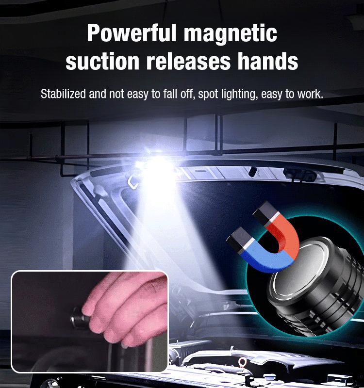 German Super Strong Mini Thumb Flashlight