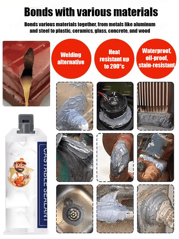 Industrial-grade casting adhesive