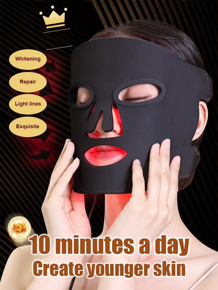 Photorejuvenator red and blue light beauty instrument