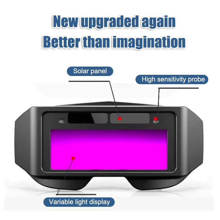 Automatic darkening welding goggles