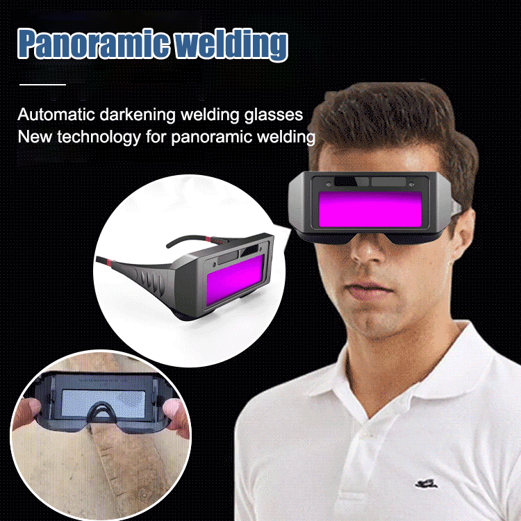 Automatic darkening welding goggles