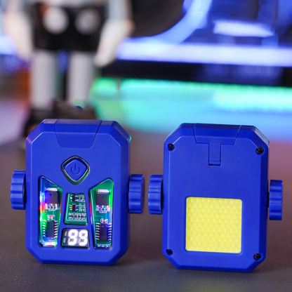 Gyro-rotating electric arc lighter