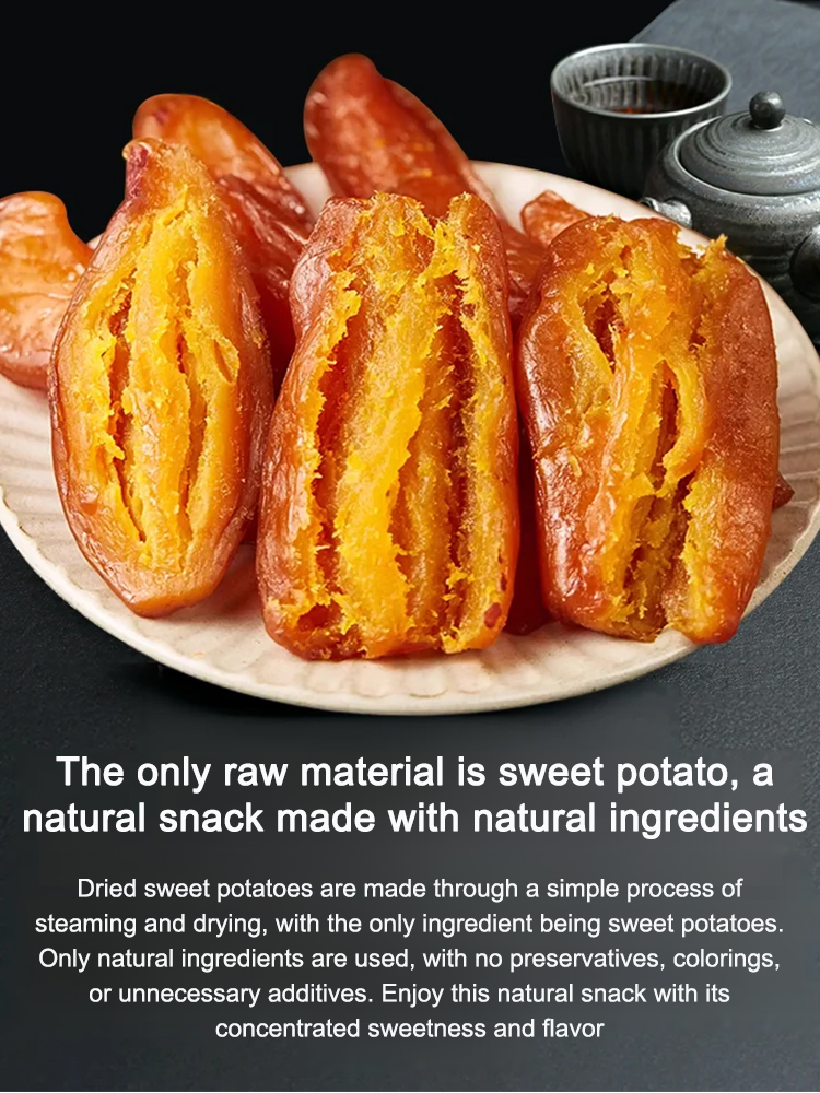 Soft and Sweet Skin-On Dried Sweet Potato