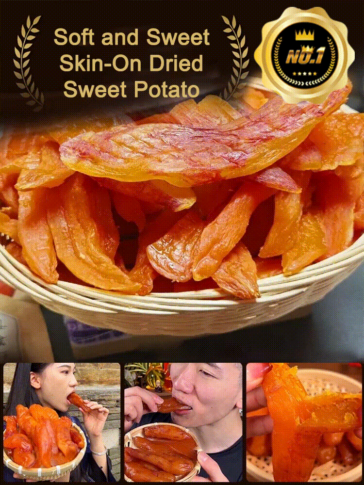 Soft and Sweet Skin-On Dried Sweet Potato