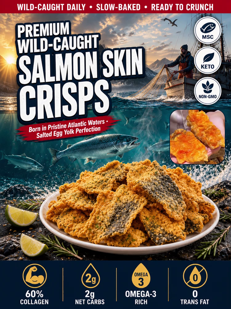 Premium Original Cut Salmon Crisps