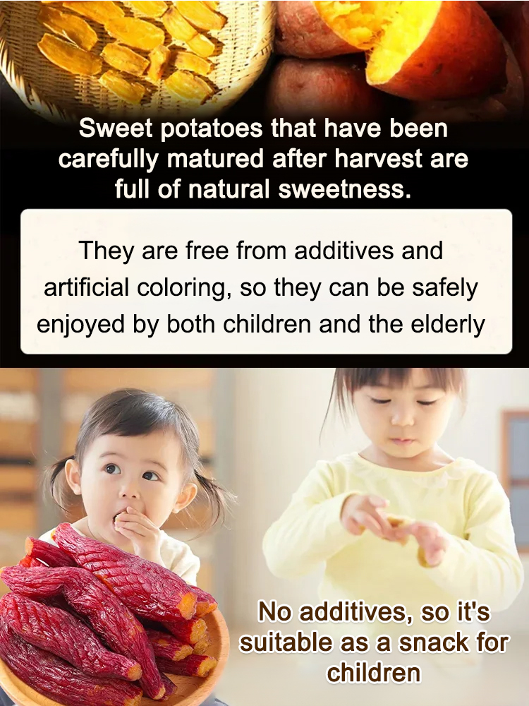 Soft and Sweet Skin-On Dried Sweet Potato
