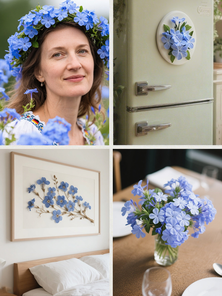 [Fragrant for thousands of miles] Four-season flowering blue snow flower climbing vine seeds