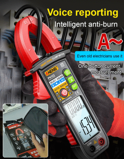 [Get Started in 1 Second] Fully Automatic Voice Clamp Meter