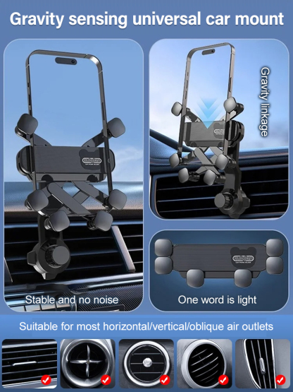 Gravity Sensing Universal Car Mount
