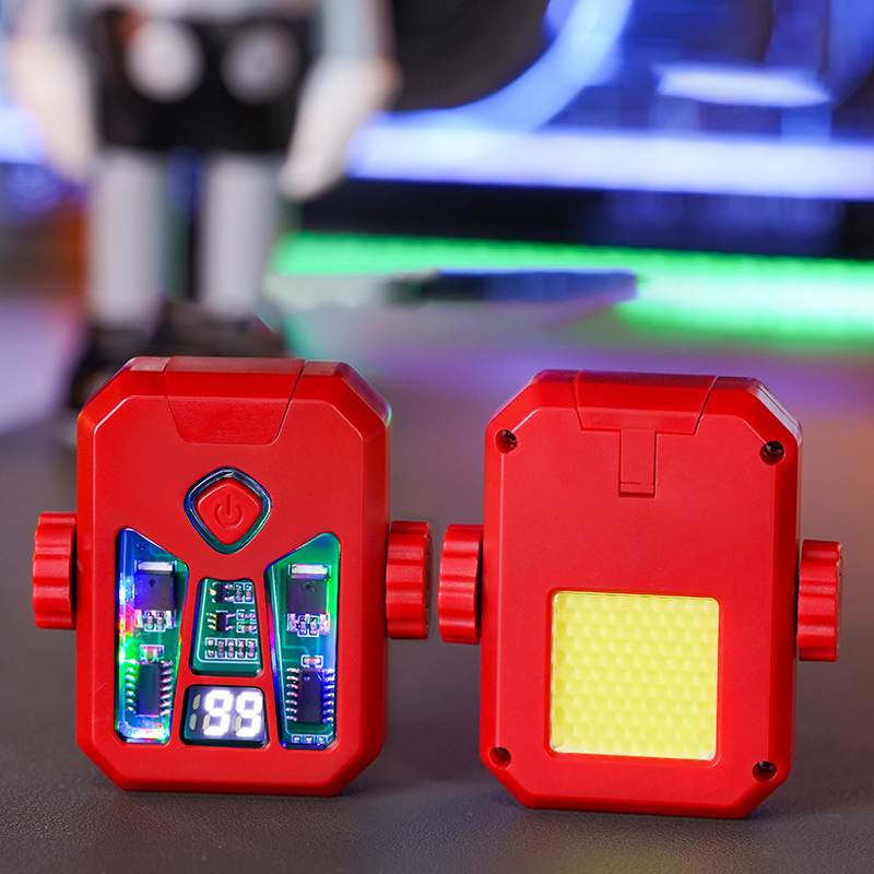 Gyro-rotating electric arc lighter