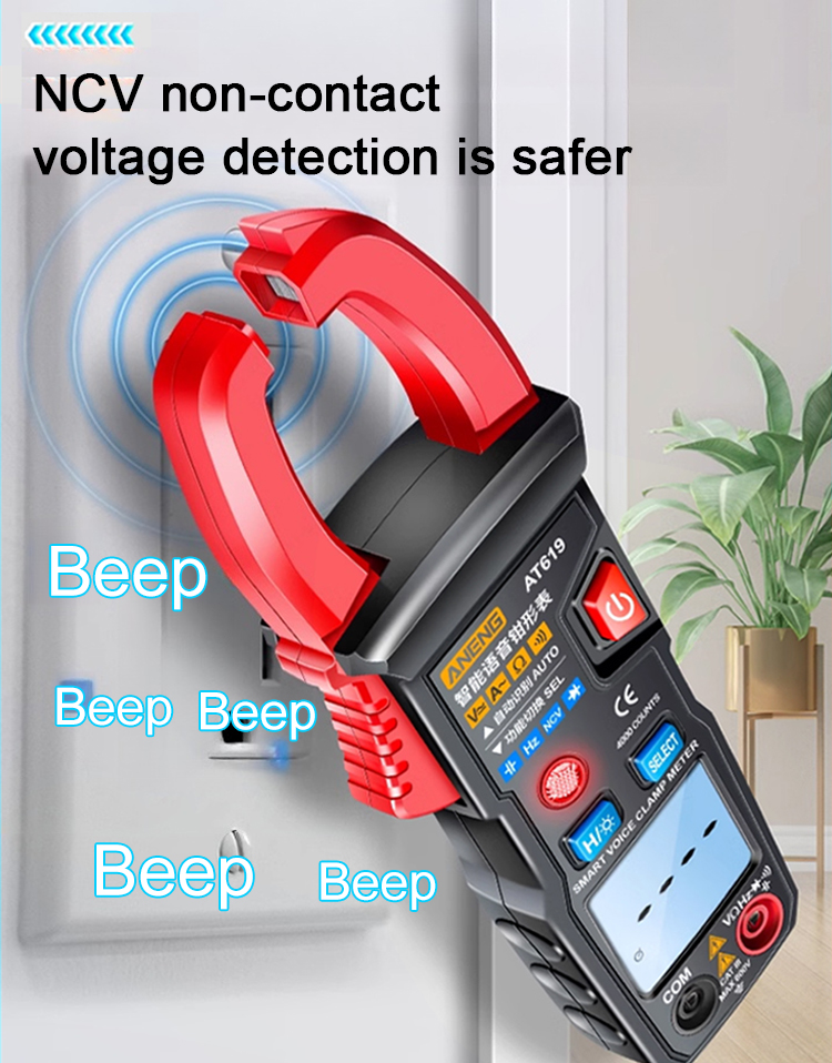 [Get Started in 1 Second] Fully Automatic Voice Clamp Meter