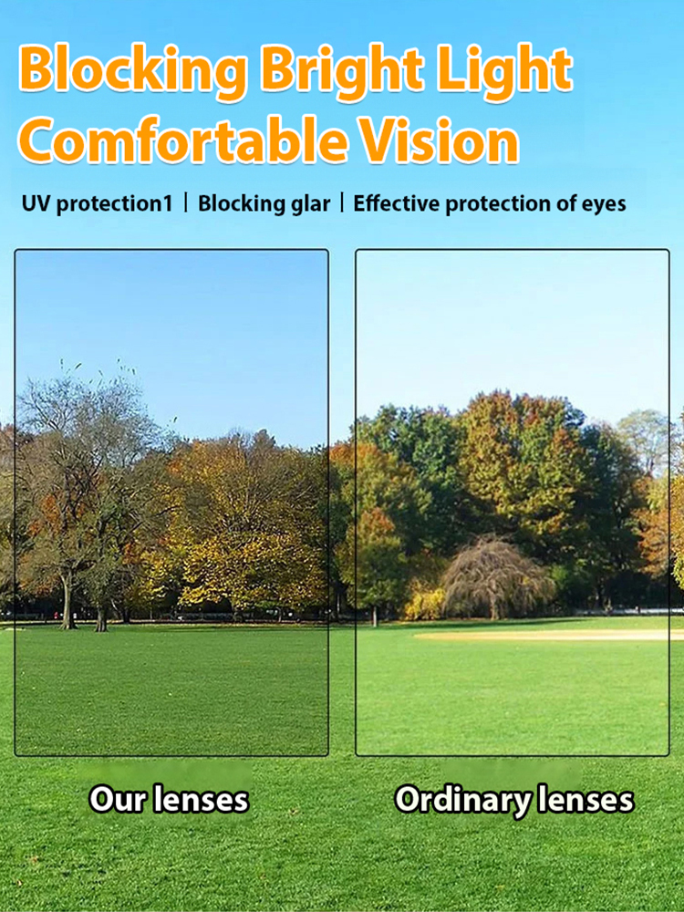 [Reading glasses + sunglasses] Smart zoom gradient reading glasses